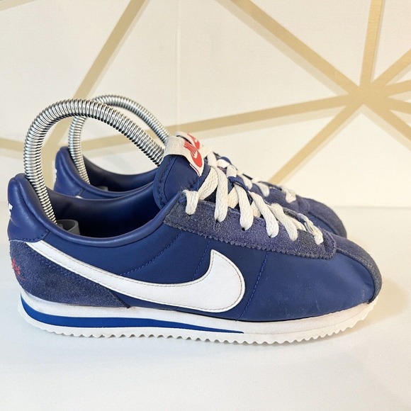 Nike Cortez Los Angeles Dodgers CI9957-400 Blue Sneakers Shoes 4Y Women 5.5 - Picture 5 of 13